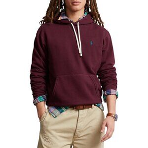 Polo Ralph Lauren Fleece Hoodie Mens Size 5XB Embroidered Pony Harvard Wine NWT